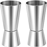 2 Stück Messbecher Cocktail, CL Messbecher, Kleiner Messbecher, Dual...