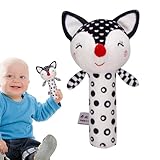 Fox Rassel Kuscheltier – Cartoon Plüschkonstruktion, Grip, Tragbares...