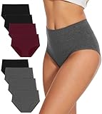 Bobelle Damen Unterwäsche,8er Pack Slips Damen Baumwolle Mehrpack, Bequeme...