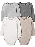 Simple Joys by Carter's Unisex Baby Long-Sleeve Thermal Bodysuits, Pack of...