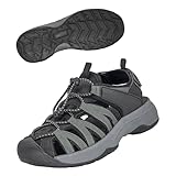 GRITION Damen Wandersandalen, Damen Geschlossene Zehe Wandern Sportlich...