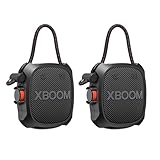 LG XBOOM Go XG2 Mini-Bluetooth-Lautsprecher – Doppelpack, wasserdicht,...