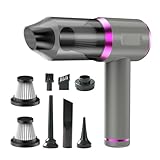 POWERIVER Handstaubsauger, Tragbarer Autostaubsauger, Washable Filter,...