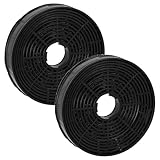 vhbw 2x Aktivkohlefilter Ersatz für Amica KF17130, 1160825, FWK-140 für...