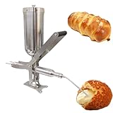 Manuelle Sahnefüllmaschine Edelstahl mit mehreren Düsen für Teig,...