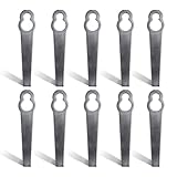 Rasentrimmer Ersatzmesser Metall, 10 Stück, dellyy Replacement Blades for...