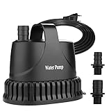 NO.17 Tauchpumpe Wasserpumpe 40W, 3000 L/H Aquarium Pumpe Ultra-Quiet...