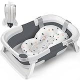 DEANIC Baby Badewanne, Babybadewanne Neugeborene von 0-6-12 Monaten...