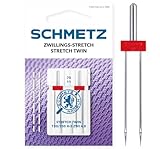 SCHMETZ | 2 Nähmaschinennadeln | Zwillings-Stretch | 130/705 H-S ZWI 4.0 |...