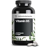 Vitamin B5 – 240 Kapseln - hochdosierte 500 mg Pantothensäure – vegan...