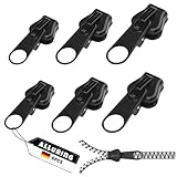 Alluring Reißverschluss-Reparaturset, Reisverschluß-Zipper Ersatz, 6PCS...
