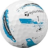 TaylorMade SpeedSoft Ink Golfbälle für Herren, Blau