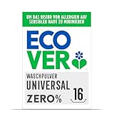 Ecover Zero Waschmittelpulver, sensitiv für Allergiker und empfindliche...