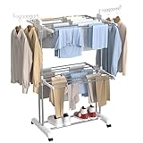 Innotic Wäscheständer für drinnen und draußen, 3 Ebenen, faltbar,...
