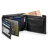 TEEHON Geldbörse Herren Slim Wallet RFID Blocking Portmonee Herren mit...