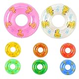 Gatuida 8 Stück Teiliges Mini Schwimmring Badespielzeug Aufblasbar Bunter...