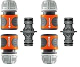 Gardena Kupplungs-Satz: Schlauchkupplung zur Schlauchverlängerung 13 mm...