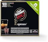 Caffè Vergnano 1882 Èspresso kompostierbare Kaffeekapseln, Oro - Packung...