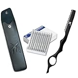 XE Haarstyling Friseur Effilierrasierer – Effilierkamm aus Edelstahl,...