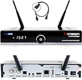Octagon SF8008 UHD 4K Supreme Twin Sat Receiver + 1TB Festplatte INTERN, 2X...