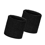 Flintronic Armband-Set, 2-teilig, Sport-Schweißbänder für Herren und...