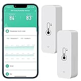 Comboss WiFi-Hygrometer Thermometer-Sensor, kabelloser Temperatur- und...