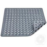 Duschmatte rutschfest,53x53cm,100% BPA frei,inkl 1 Abflusssieb...