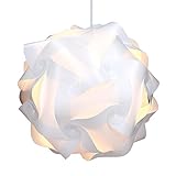 kwmobile DIY Puzzle Lampe XL Deckenlampe - Pendelleuchte Schirm Lampe - Set...