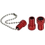 flintronic Messing-Adapter, 3 Stück Fahrradventil Adapter aus Messing,...