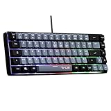 The G-Lab Keyz Hydrogen, Gamer-Tastatur, 60%, halbmechanische Tastatur,...