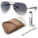 Ray-Ban RB3675 AVIATOR-Shape SONNENBRILLEN-SET | Polished...