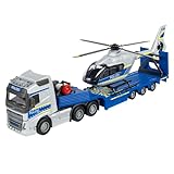 Majorette - Volvo Polizei-Transporter FH-16 (35 cm) – LKW mit Auflieger...