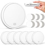 CHZHVAN Rauchmelder 10 Jahre Batterie mit Magnethalterung, Europäischen...