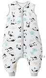 Teechodina Baby Schlafsack mit Füßen 2.5 Tog Kinder Winter Schlafsack mit...