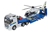 Majorette - Volvo Polizei-Transporter FH-16 (35 cm) – LKW mit Auflieger...