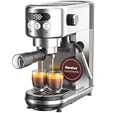 Neretva Espressomaschine 20 Bar, Super-Kompakt Siebträgermaschine...