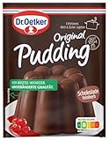 Dr. Oetker Original Pudding Schokolade feinherb 22er Pack, Puddingpulver...