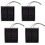 Mini Solarzellen,4 Stück Solarpanel,Mikro Solarmodul Kit,Polykristallines...