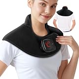 Comfytemp Kabellos gewichtetes Heizkissen für Nacken Schulter mit Akku...