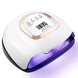 NEFLSI 220W LED UV Lampe Nageltrockner für Nägel 57 LED Nagellampe mit...