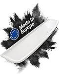 aquaSu® Badablage weiß 60 cm - Made in EU - Badregal mit Überlaufschutz...