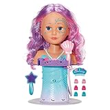 BABY born Sister Styling Head Meerjungfrau, drehbarer Schmink-und...
