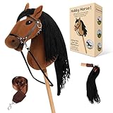 Charmofun Hobby Horse, A3 Kopfgröße Steckenpferd Kinder, Hobby Horsing...