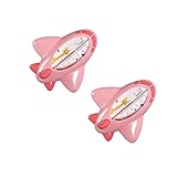 NOLITOY Babybadthermometer Rosa 2 Stück Schwimmendes Wasserthermometer mit...
