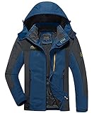 KEFITEVD Outdoorjacke Herren Leichte Windjacke mit Innentasche Sommerjacke...