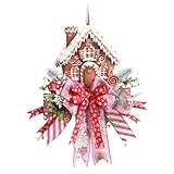 Fenayuu Weihnachts Türkranz, 50,8 cm Weihnachtsdekorationskranz,...