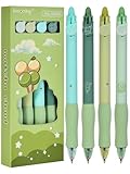 Linkgood 4 Stück Radierbarer Kugelschreiber, Erasable Pen Set einziehbare...