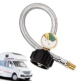 Niesel Gasregler für | Gasschlauch für mit genauem Manometer -...