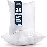 Utopia Bedding 2er Set Kissenfüllung 40 x 40 cm, Innenkissen Füllkissen...
