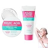 Kojic Acid Creme Set, Pigmentflecken Entferner Gesicht & Underarm Cream,...